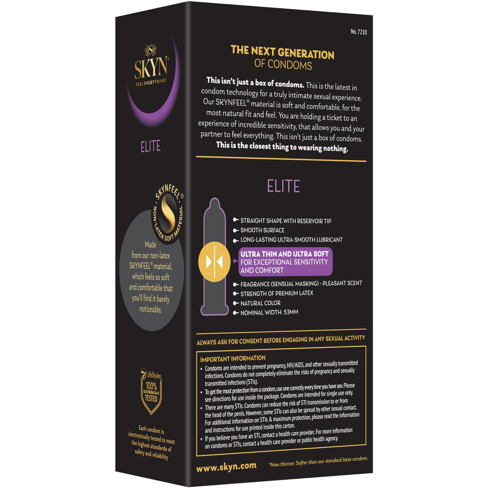Skyn Elite Condoms, 10 Count (Pack Of 1)