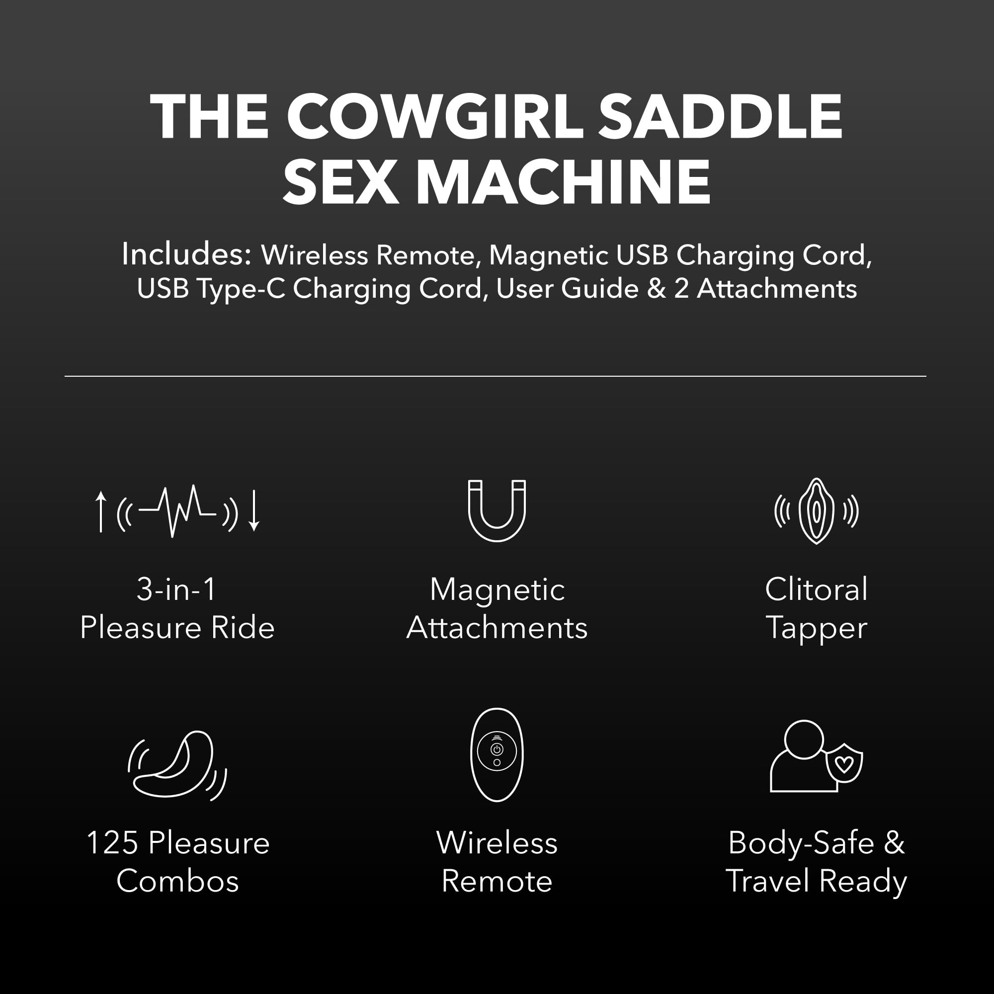 The Cowgirl Unicorn Premium Sex Machine