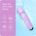SANJIANKE Vibrator Wand, Female Adult Sex Toys, Clit Stimulator,Vibrators for Her,Sex Wand Massager Vibrating,Dildo,8 Speeds & 2