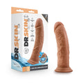 Blush Dr. Skin Glide 8 Self-Lubricating Dildo - Real Feel Skin Realistic Penis, Suction Cup, O-Ring Compatible, Vagina & Anal Co