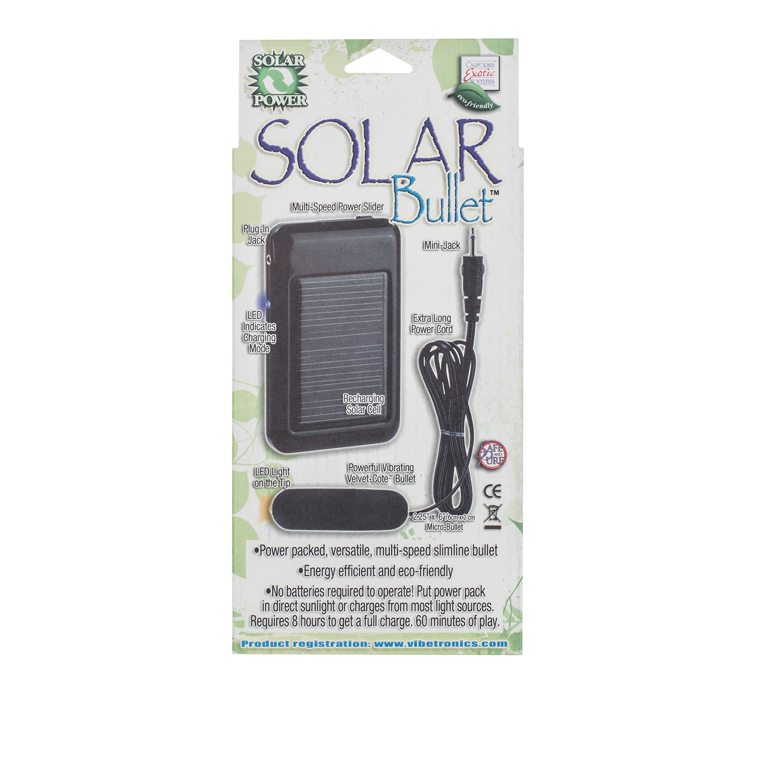 California Exotic Novelties Solar Bullet, Black