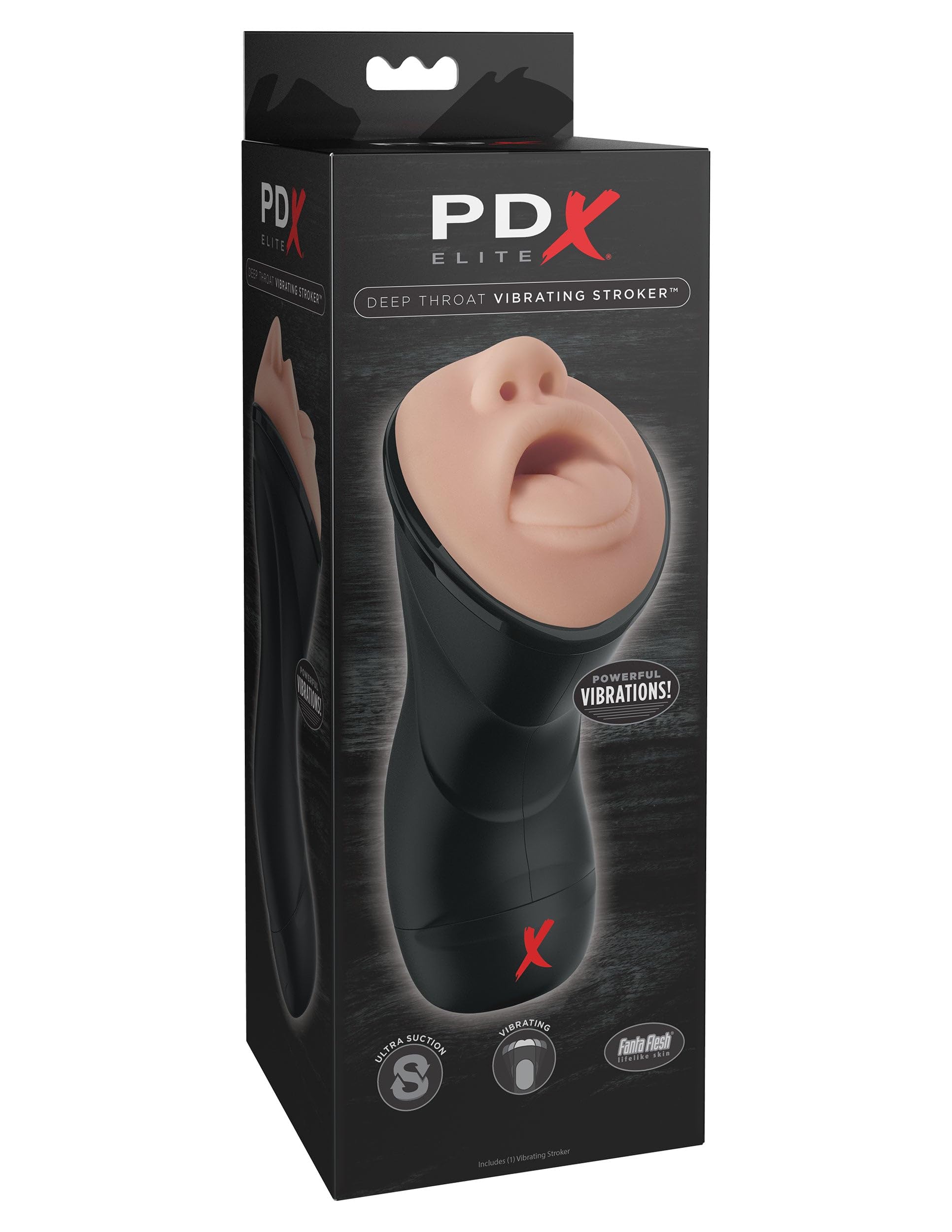 Pipedream Products Pdx Elite Deep Throat Vibrating Stroker