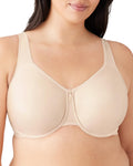 Wacoal Womens Basic Beauty Unlined Full Figure Underwire Bra, Naturally Nude, 34C