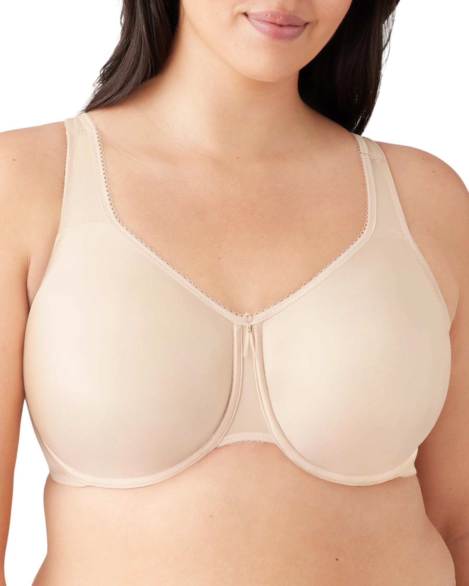 Wacoal Womens Basic Beauty Unlined Full Figure Underwire Bra, Naturally Nude, 34C