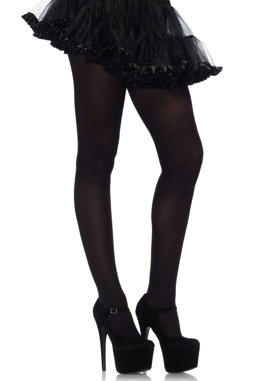 Nylon Lycra Tights O/S Black
