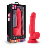 (Wd) Ruse Shimmy Cerise Red Realistic Dildo
