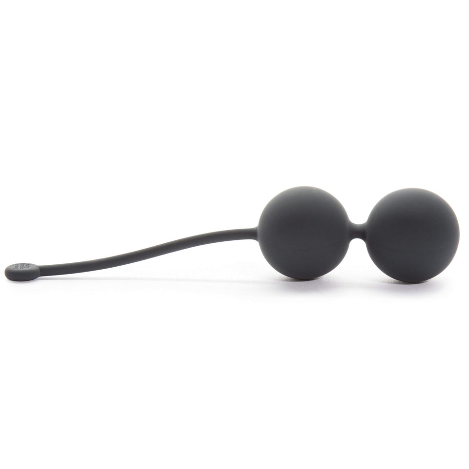 Fifty Shades Of Grey Tighten And Tense Black Silicone Jiggle Balls For Kegel Toning - 70G