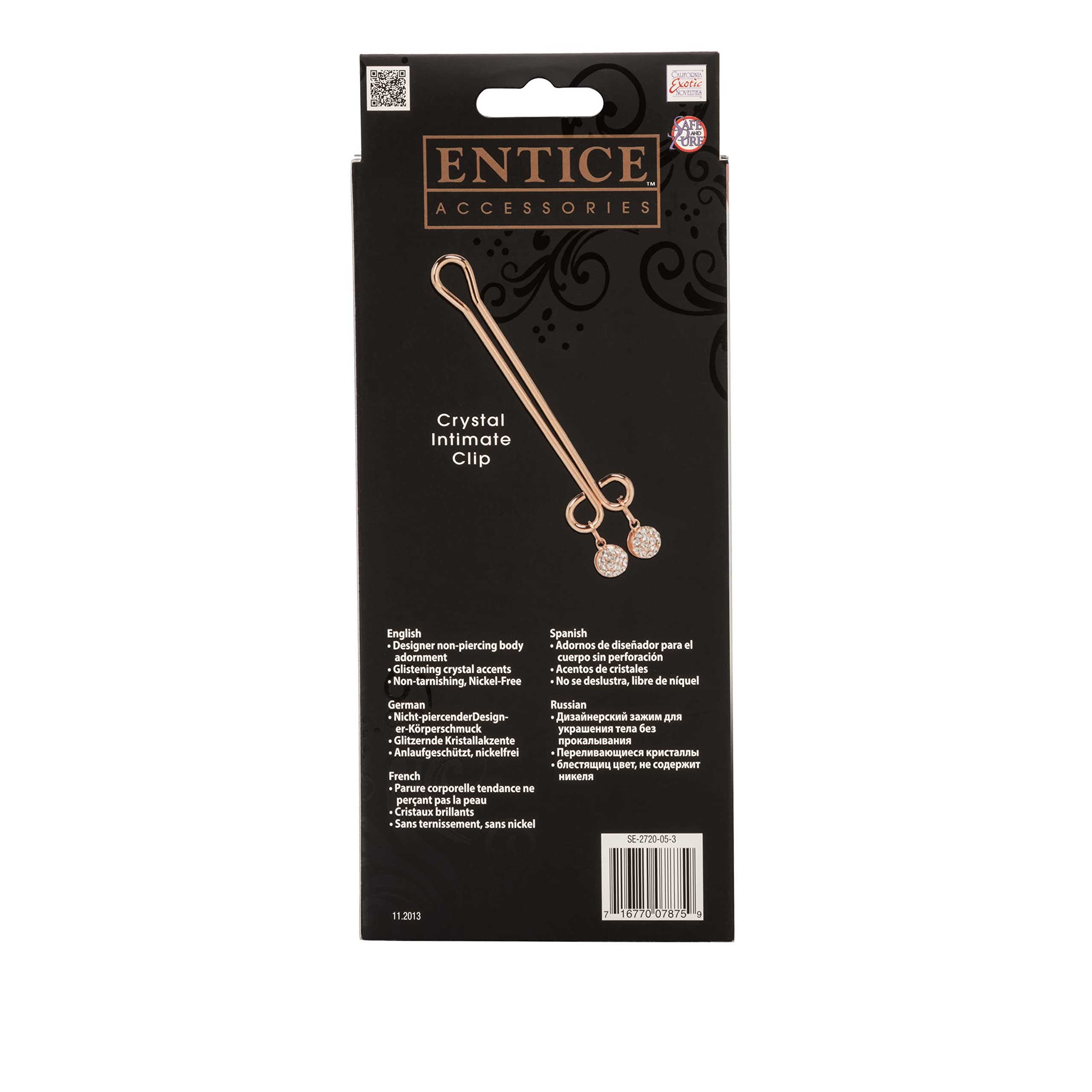 Calexotics Entice Crystal Intimate Clip