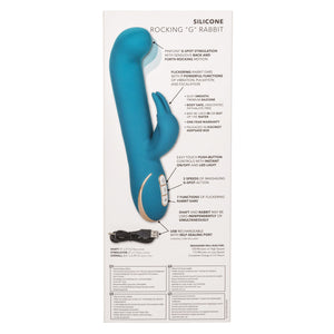 CalExotics Jack Rabbit Signature Collection Rocking G Rabbit - Waterproof Silicone Vibrator Sex Toys for Couples - Luxury Adult