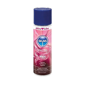 Skins Skins Excite Tingling Water Based Condom Compatible Lubricant With Reaquav8 Technology 44 Fl Oz 130Ml