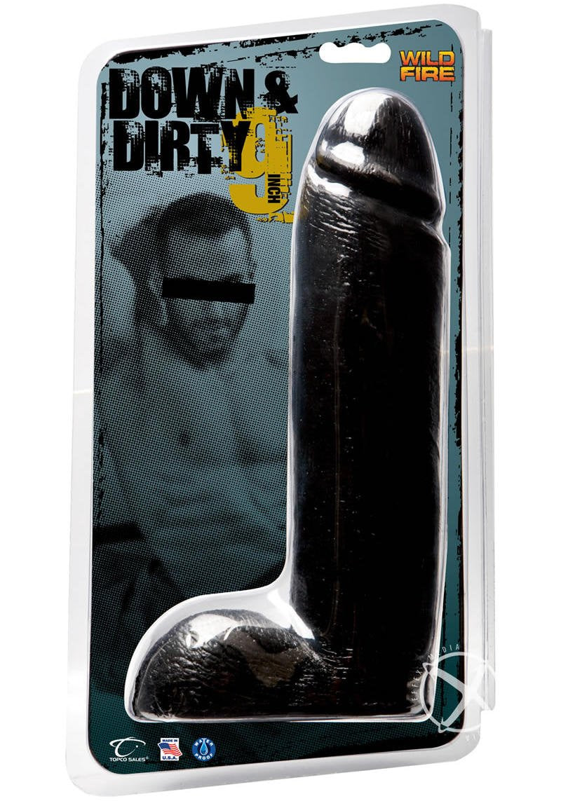 Topco Sales Down Dirty Dong 9'', Black