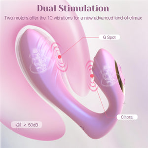Tracy 's Dog Wearable Clitoral G Spot Vibrator, Remote Control Adult Toys for Women Couple, Flexible Vibrating Sex Toy Panty Vib