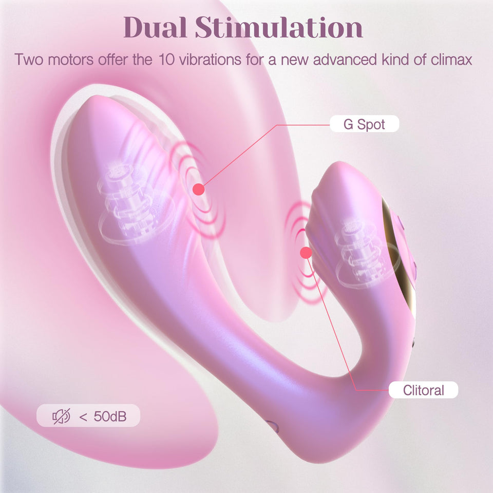 Tracy 's Dog Wearable Clitoral G Spot Vibrator, Remote Control Adult Toys for Women Couple, Flexible Vibrating Sex Toy Panty Vib