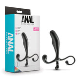 Blush Anal Adventures Prostate Stimulator - 5 Inch Enhanced Orgasm Prostate Stimulation Anal Sensations Smooth Curved Anal Plug 