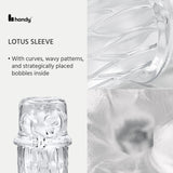 The HANDY Masturbator Sleeve - Dream Collection Lotus Penis Sleeve - Realistic Masturbation Sleeve for Adult Sex Toys for Men