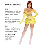 Leg Avenue 3 Pc Storybook Bombshell, Incl Gold Color