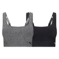 Womens Sports Bras & Seamless Sports Bra Pack for Women, Perfect for Workout & Casual Use - Black X-Large