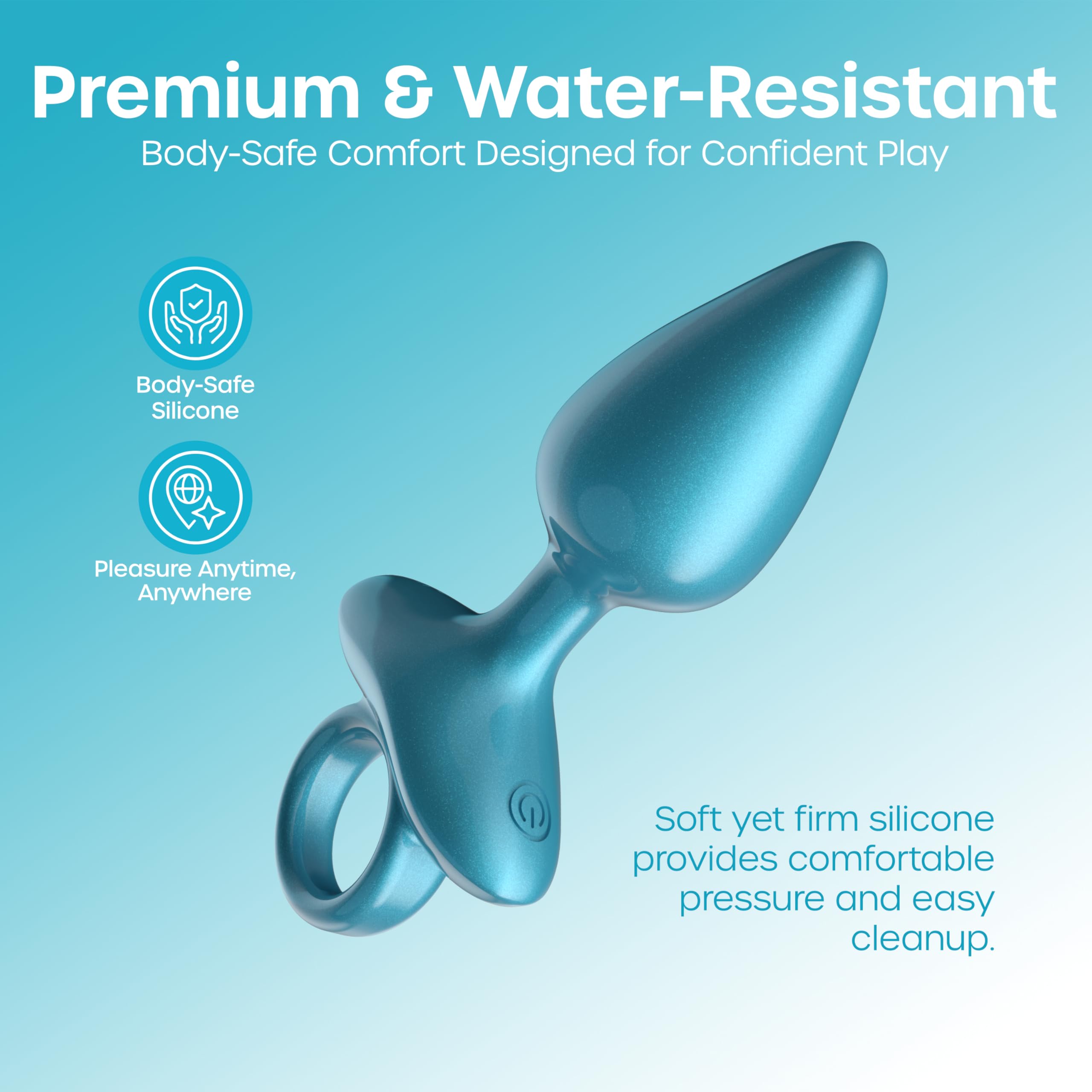 Luv Inc Cr82 Cone Ring Luv Plug Met Blu