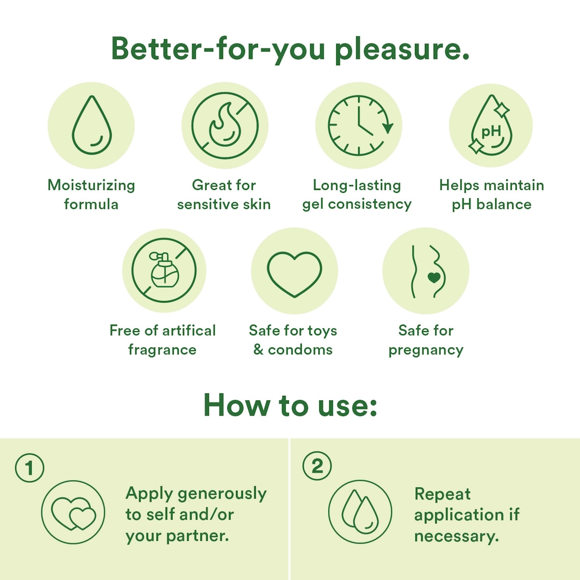 Good Clean Love Almost Naked Organic Water-Based Lube, Personal Lubricant With Aloe Vera, Safe For Adult Toys & Condoms, Ph-Bala