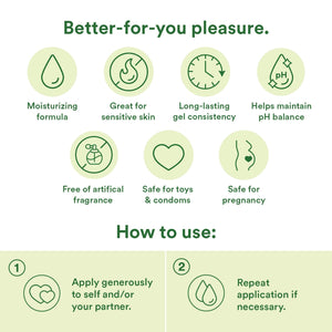 Good Clean Love Almost Naked Organic Water-Based Lube, Personal Lubricant With Aloe Vera, Safe For Adult Toys & Condoms, Ph-Bala
