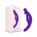 Blush Wellness G Wave 11.5 G-Spot & Clitoris Dual Vibrator, Soft Flexible Arm, Puria Ultrasilk Silicone - 7 Vivid Vibrations, Ma