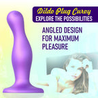 Strap On Me Dildo Plug Curvy-Metallic Purple M