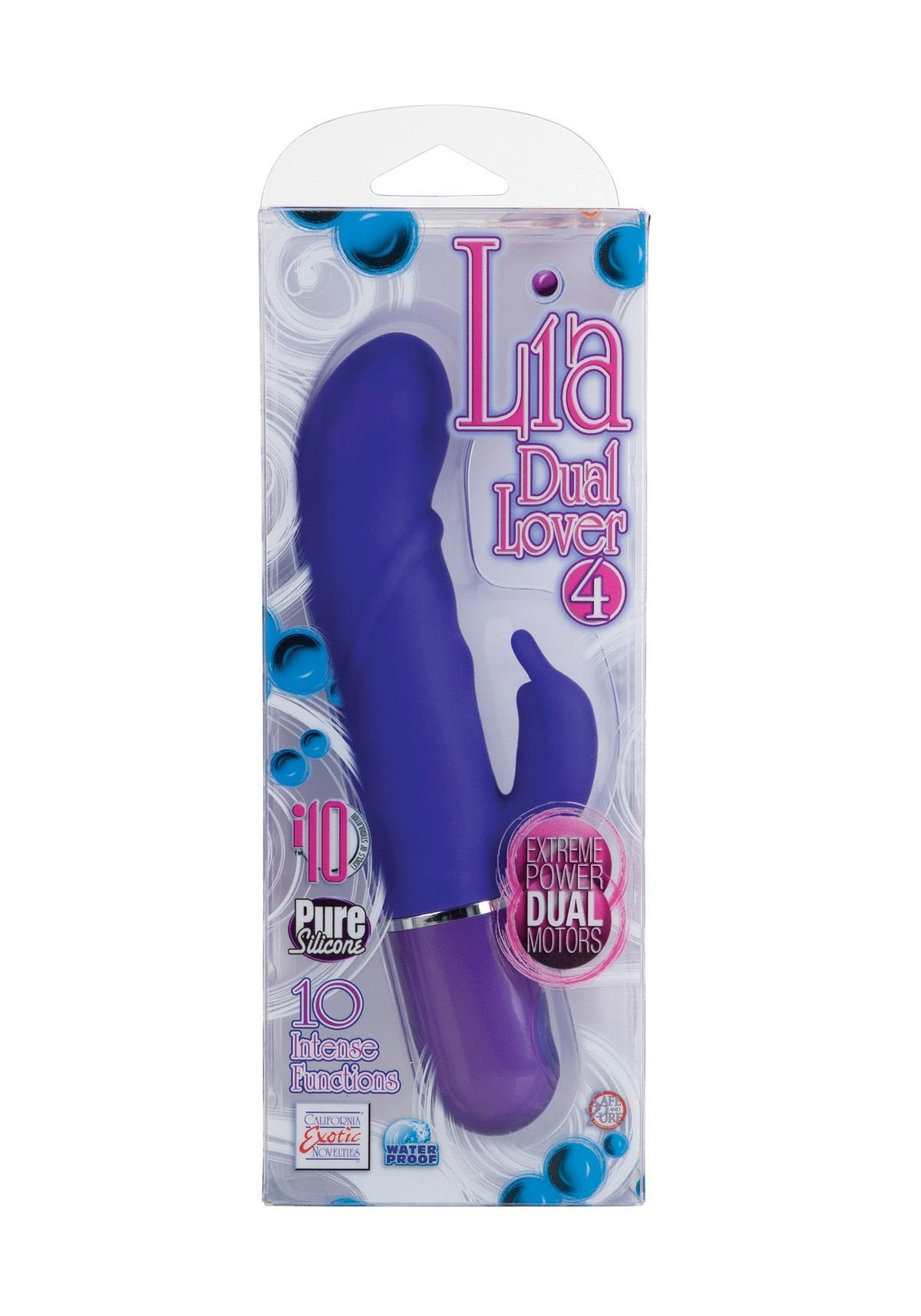 California Exotic Novelties Lia Dual Lover 4 - Purple