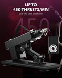 SENSUA Automatic Sex Machine, Dildo Thrusting Machine with 5 Dildos, Extension Bar, & Suction Cup Attachment for Women Men Coupl