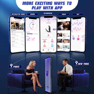 BEISAR Wiggling Sex Toys Anal Vibrator, Adult Toys Sex Toy for Men Prostate Massager Sex Toys Butt Plug Dildo Anal Beads Enema P