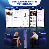 BEISAR Wiggling Sex Toys Anal Vibrator, Adult Toys Sex Toy for Men Prostate Massager Sex Toys Butt Plug Dildo Anal Beads Enema P