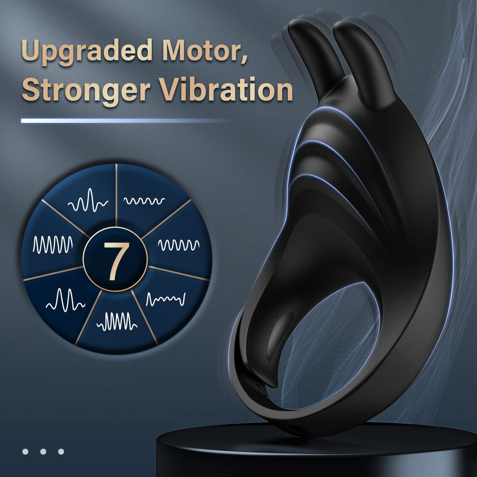 Vibrating Cock Ring Sex Toy Men - Adjustable Penis Ring Male Sex Toys for Men Couples Vibrators Clitoral Stimulator Vibrater Coc