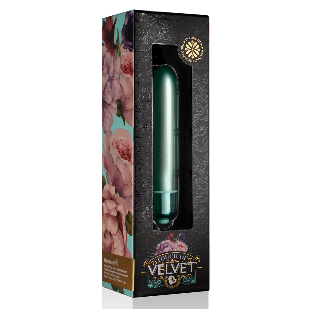 Touch Of Velvet Ro-90Mm Bullet Vibe In (Aqua Lily)