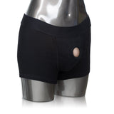 Calexotics Packer Gear Black Boxer Brief Harness - Adult Strap On Sex Toys For Couples,Multi,Medium/Large (Pack Of 1),Se-1576-10