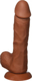 Cloud 9 Novelties 8 Inch Silicone Odorless Dildo With C-Rings (Brown)