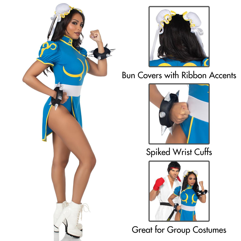 3Pc.Chun-Li,Includes Romper, B