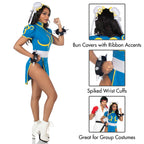 3Pc.Chun-Li,Includes Romper, B