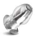 Master Series Dicked Clear Hollow Plug L