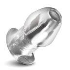 Master Series Dicked Clear Hollow Plug L