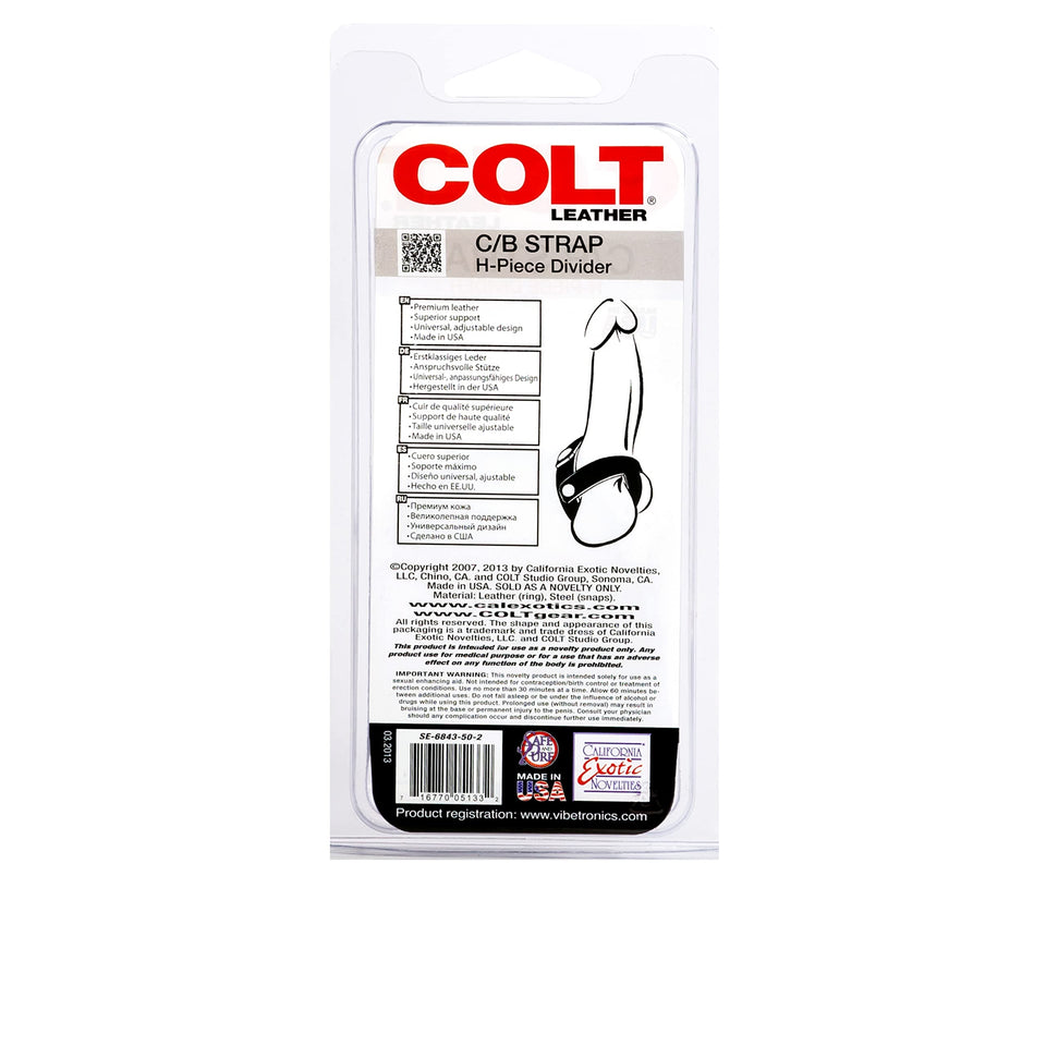 Colt Leather C/B Strap H-Piece Divider