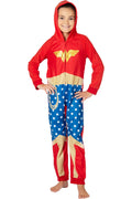 DC Comics Big Girls Wonder Woman Outfit One Piece Pajama Union Suit (7/8)