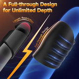 Male Sex Toys for Men - Male Masturbator Penis Training Vibrator with APP Control, Vibrating Sex Toy Strokers Glans Trainer Stim