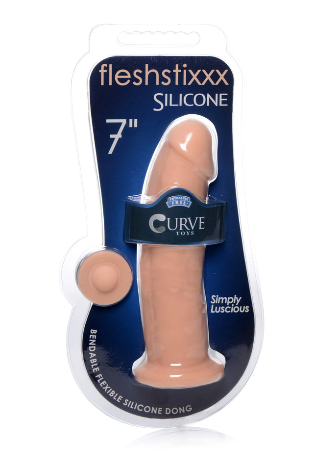 Fleshstixxx Silexpan Dildo 7In Vanilla