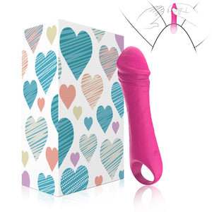 ULTIMATE SEX Mini Vibrator Dildo Sex Toys - Realistic Mini Silicone Vibrators Bullet Dildos with 10 Powerful Vibrations, Adult F