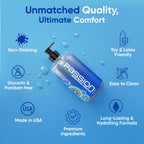 Passion Natural Water-Based Personal Lubricant, 10 Fl Oz - Premium, Non-Sticky, Easy-to-Clean Formula for Smooth, Comfortable Us