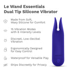 Le Wand Dual Tip Silicone Vibrator GWP