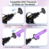 Sex Machine Fuck Machine with 3XLR Connector,Dildo Machine with Realistic Dildo, Love Machine Sex Toys 7 Attachments with Suctio