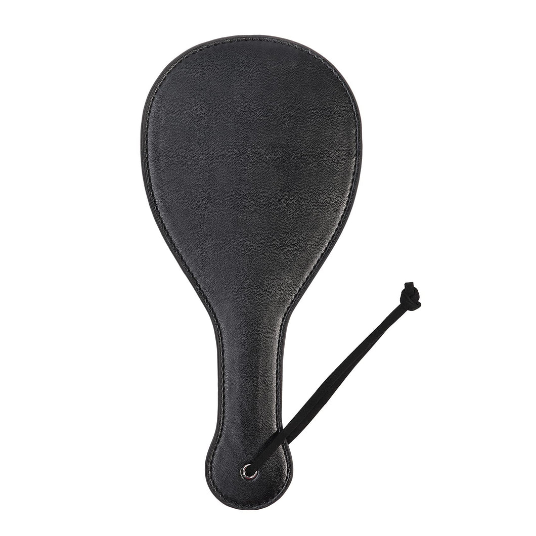 VENESUN Round Sexual Spanking Paddle for BDSM, Faux Leather Sex Paddles for Adult Spanking Set, Black