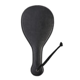 VENESUN Round Sexual Spanking Paddle for BDSM, Faux Leather Sex Paddles for Adult Spanking Set, Black