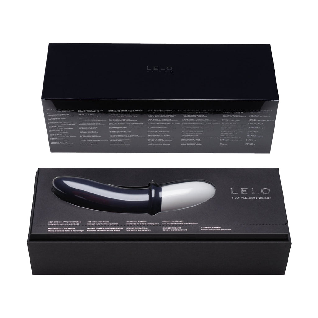 Lelo Billy Luxury Prostate Massager, Blue - Vibrating Prostate Stimulator - Waterproof And Rechargeable Anal Sex Toy