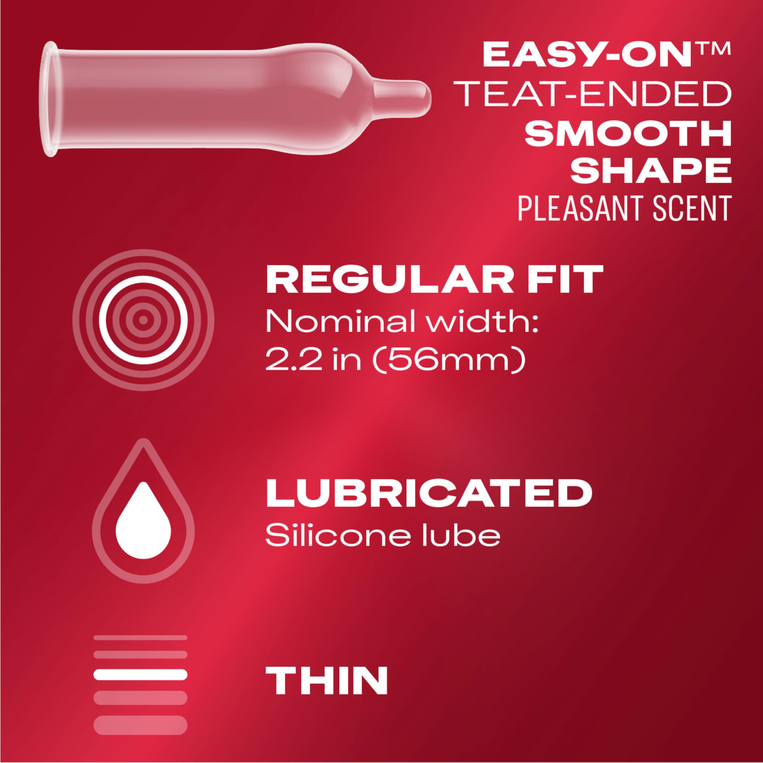 Durex Condoms, Extra Sensitive Natural Latex Condoms, 12 Count - Ultra Fine & Extra Lubricated